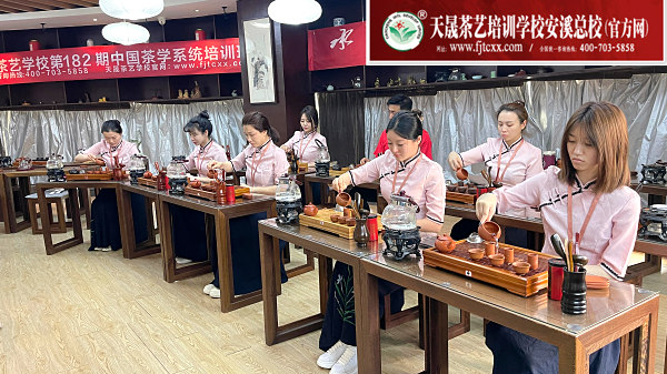 天晟茶艺培训学校中国茶学系统培训班只学安溪铁观音茶艺培训吗